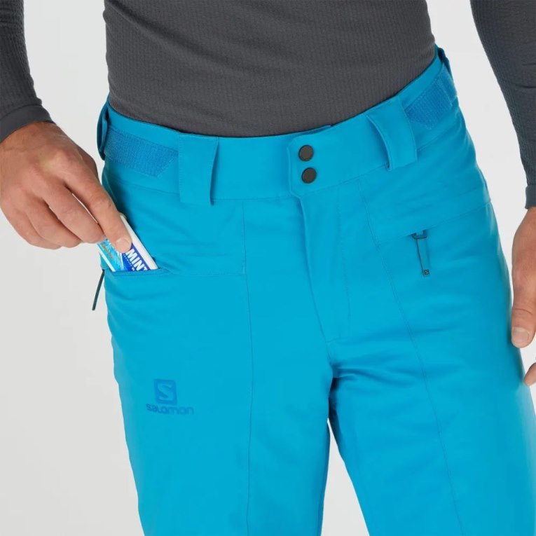 Pantalones De Esquí Salomon Brilliant Hombre Turquesa | MX NTZE420